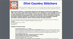 Desktop Screenshot of illinicountrystitchers.com