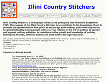 Tablet Screenshot of illinicountrystitchers.com